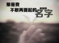 徐剑秋《那是我不敢再提起的名字》[无损FLAC|320K高品质MP3]网盘下载