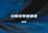 肖雨蒙《心酸没有谁体谅》[FLAC/MP3-320K]网盘下载